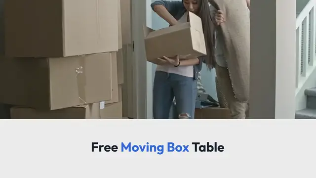 Video thumbnail for Pizza Huts Moving Box Table