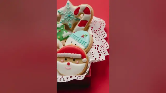 'Video thumbnail for Festive Christmas Sugar Cookies'