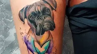 Video thumbnail for 50 Brilliant Boxer Dog Tattoo Designs And Ideas