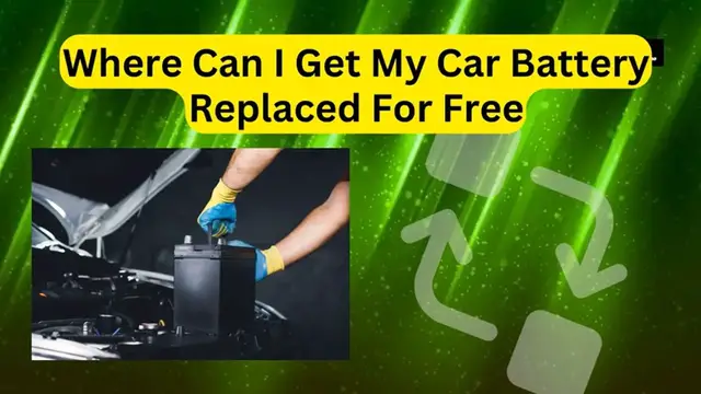 Video thumbnail for Where Can I Get My Car Battery Replaced For Free