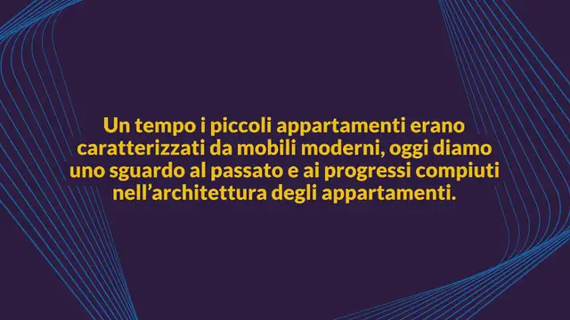 Video thumbnail for Lo sviluppo di appartamenti in piccole stanze e arredi moderni