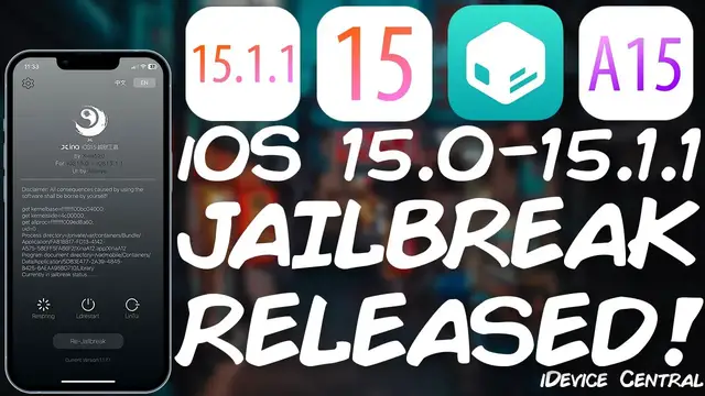 Video thumbnail for JAILBREAK Release: XinaA15 JAILBREAK RELEASED With NEW UI + Bug Fixes + Tweaks! iOS 15.0 - 15.1.1