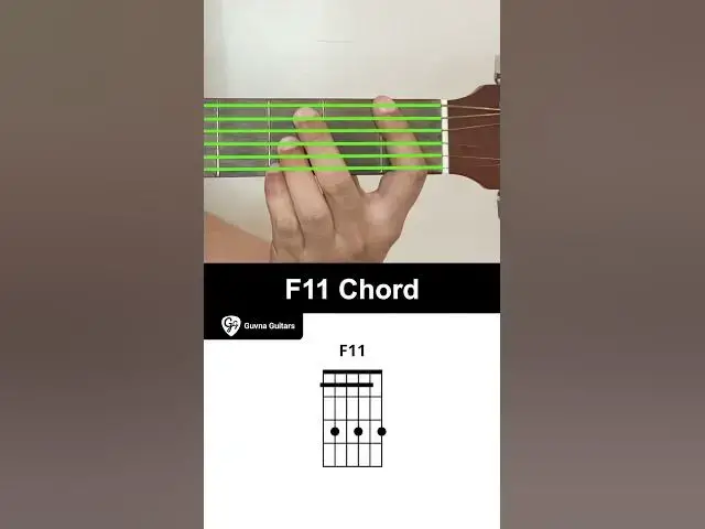 Video thumbnail for How To Play The F11 Chord On Guitar - Guvna Guitars