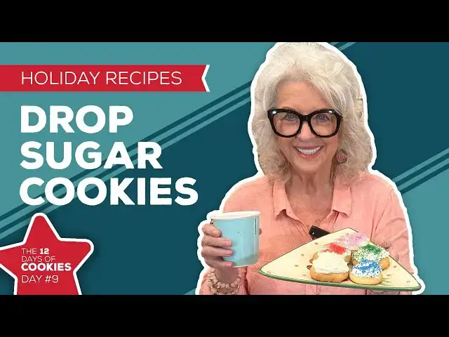 Video thumbnail for Holiday Cooking & Baking: Drop Sugar Cookies Recipe | 9th Day of Christmas Cookies