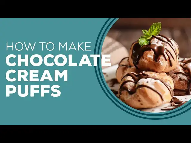 Video thumbnail for Blast From The Past: Chocolate Cream Puffs with Hazelnut Filling Recipe