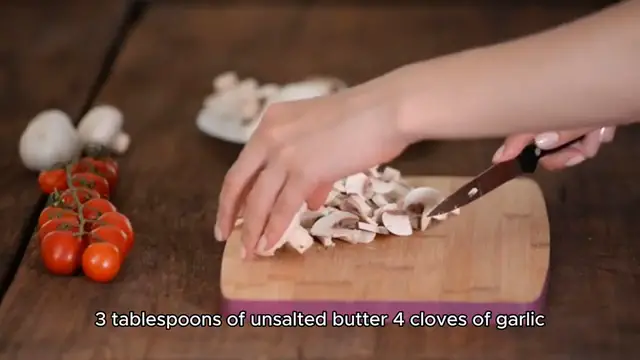 'Video thumbnail for mushroom recipe'
