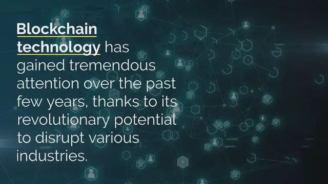 Video thumbnail for The Industries That Blockchain Will Disrupt in Future