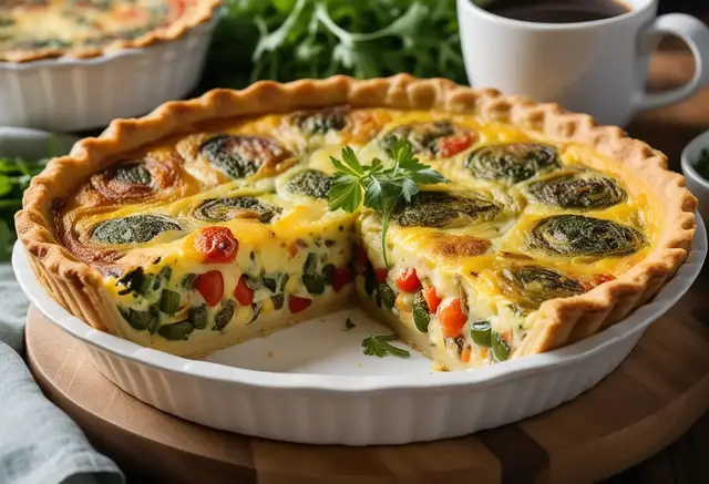 Video thumbnail for Crustless Quiche Recipe