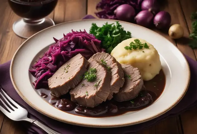 Video thumbnail for Sauerbraten Recipe