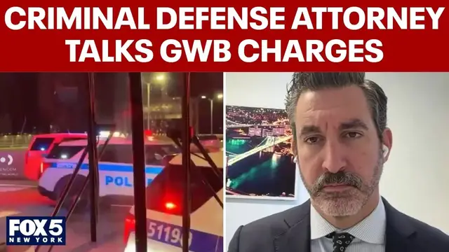 Video thumbnail for Criminal defense attorney 'not entirely sure' why GWB suspect's charge was downgraded