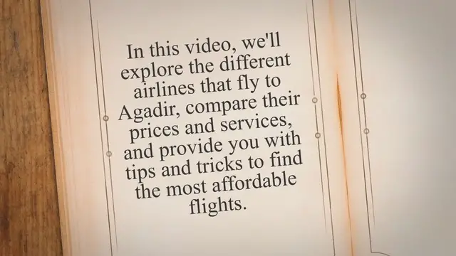 'Video thumbnail for Unlocking Agadir and Morocco: Your Ultimate Guide to Finding the Best Flight Deals!'