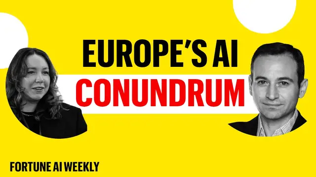 Video thumbnail for “The Gap Is Crazy.” Why Europe Can’t Keep Up With America’s AI | Fortune AI Weekly