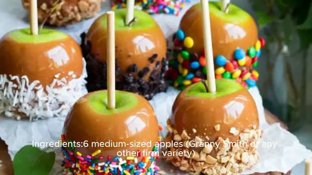 Video thumbnail for Caramel Apples Recipe