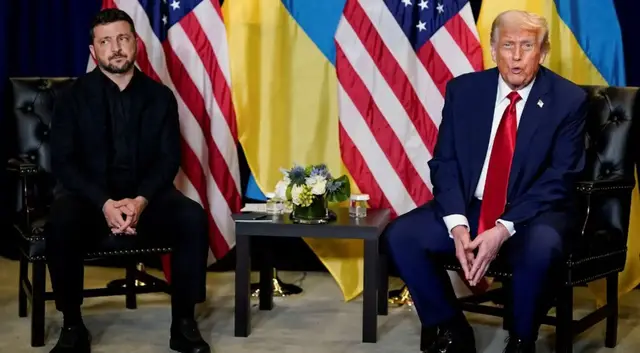 'Video thumbnail for In major shift, Trump says Ukraine can win back all territory from Russia'