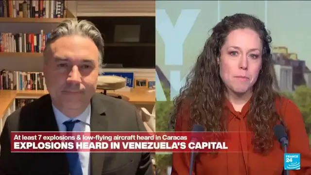 Video thumbnail for US launches military strikes on Venezuela after Trump's threats against Maduro