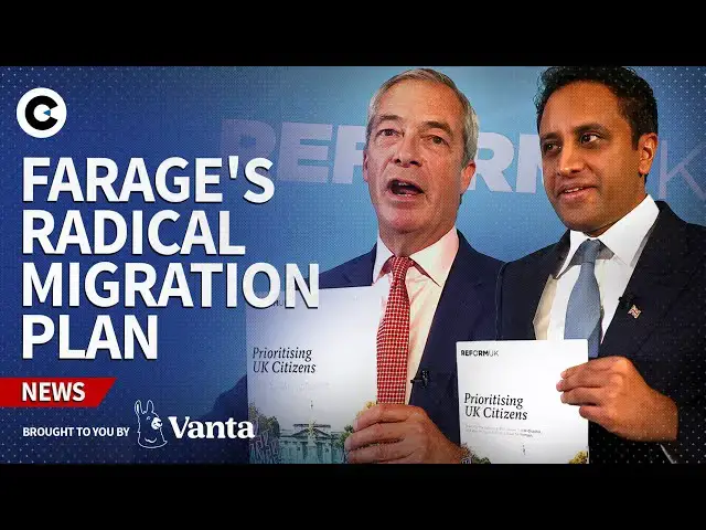 'Video thumbnail for Why Nigel Farage is backpedalling on key Reform migration plans'