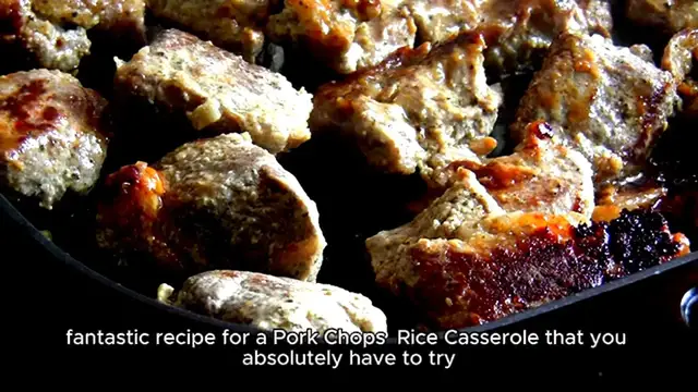 Video thumbnail for Pork Chops & Rice Casserole
