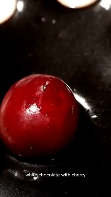 Video thumbnail for white chocolate with cherry