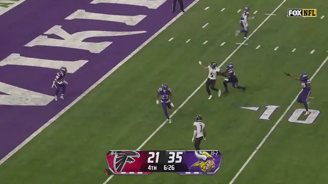 'Video thumbnail for One-Handed Touchdown In The End Zone'