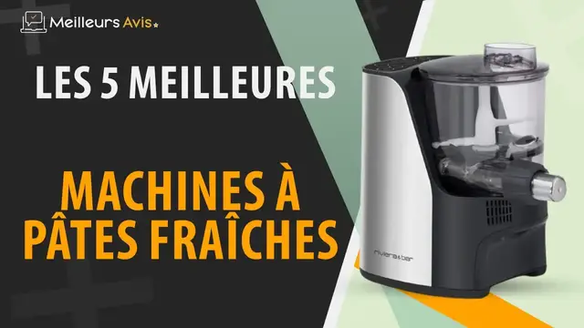 Video thumbnail for ⭐️ MEILLEURE MACHINE À PÂTE FRAÎCHE - Comparatif 2023