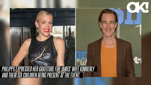 'Video thumbnail for Busy Philipps Breaks Down Over James Van Der Beek Missing 'Dawson's Creek' Reunion Amid Cancer Fight'