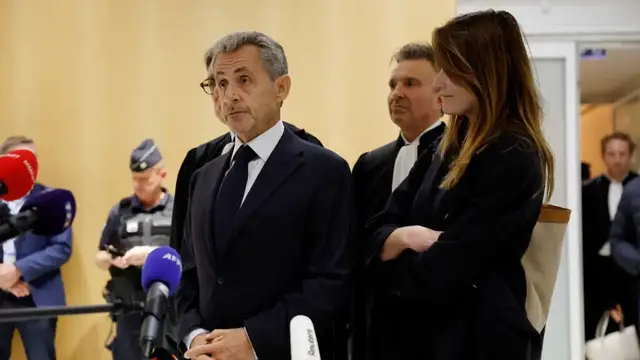 'Video thumbnail for French ex-president Sarkozy says he is innocent in Libya trial, will appeal conviction'