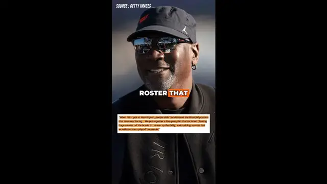 'Video thumbnail for Michael Jordan Defends His Wizards Legacy—Says Fans Never Knew the Full Story'