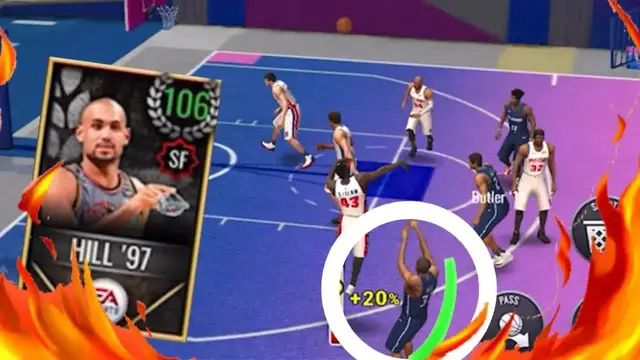 'Video thumbnail for knyt: nba live mobile 20 - dominating with 106 grant hill gameplay!'