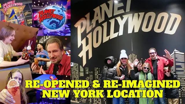 Video thumbnail for Planet Hollywood New York City Re-Opening!