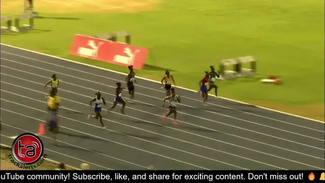 Video thumbnail for U20 girls 100m at JAAA's Quest to Budapest
