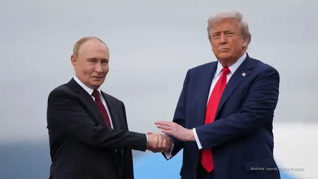 'Video thumbnail for Trump, Putin conclude Alaska summit with no deal on Ukraine war'