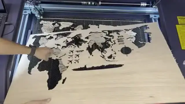 'Video thumbnail for Is The Earth Flat??? I Made One with OMTech Pronto 40 Laser Machine!!'