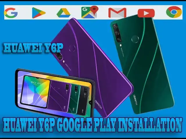 Video thumbnail for HUAWEI Y6P google play installation