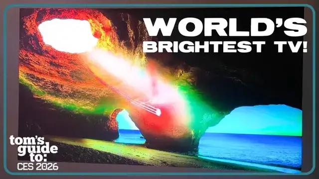 Video thumbnail for The World’s Brightest OLED TV! Samsung Display at CES 2026
