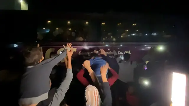 Video thumbnail for Emotional reunions as Palestinian patients return to Gaza after two years
