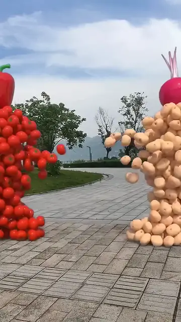 'Video thumbnail for Fruit on the right touch🍓🥔🍅3D Special Effects_ 3D Animation _shorts _vfxhd(720P_HD)'