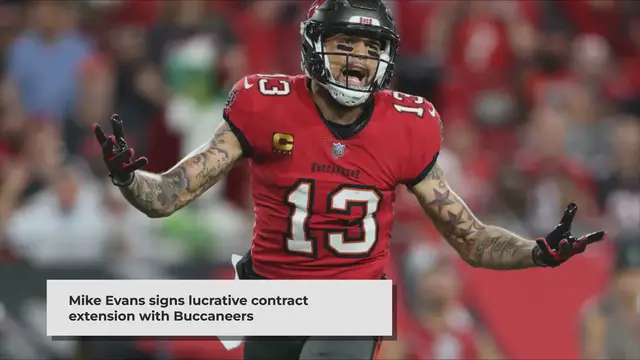 'Video thumbnail for Breaking News: Mike Evans Signs New 2-Year, $52M Contract'