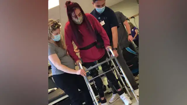 Video thumbnail for Mom Paralyzed In Crash Walks Down Aisle On Wedding Day | Happily TV