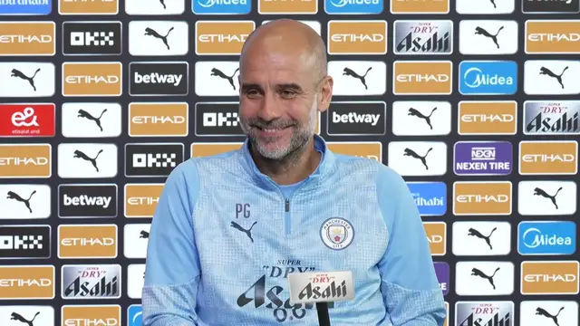 'Video thumbnail for Pep tight-lipped over Man City goalkeeping dilemma'
