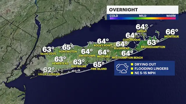 Video thumbnail for STORM WATCH: Rain tapers off overnight; flooding and storm damage linger