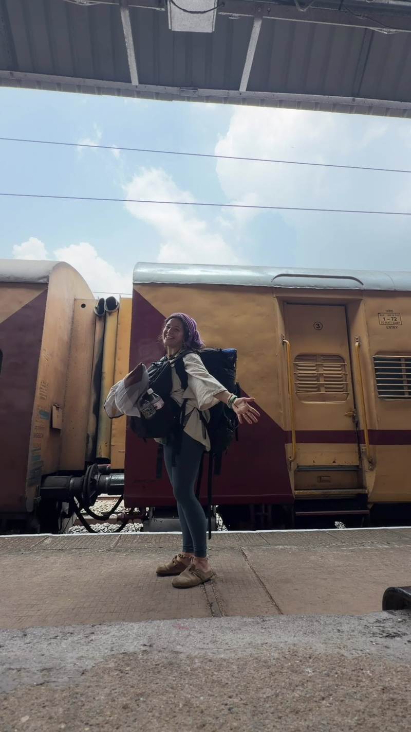Video thumbnail for Backpacking Alone on a Kerala Sleeper Train Platform