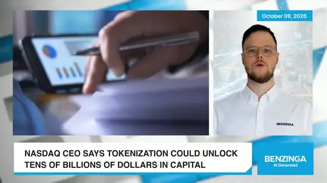 Video thumbnail for Nasdaq CEO Touts Tokenization