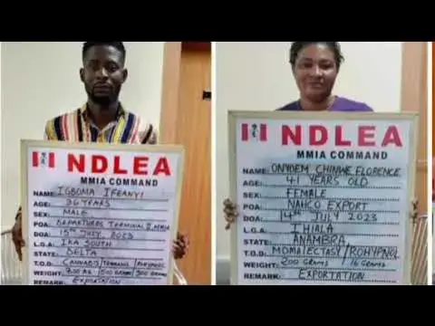 'Video thumbnail for NDLEA Arrests Show Promoter In Lagos ~ OsazuwaAkonedo'