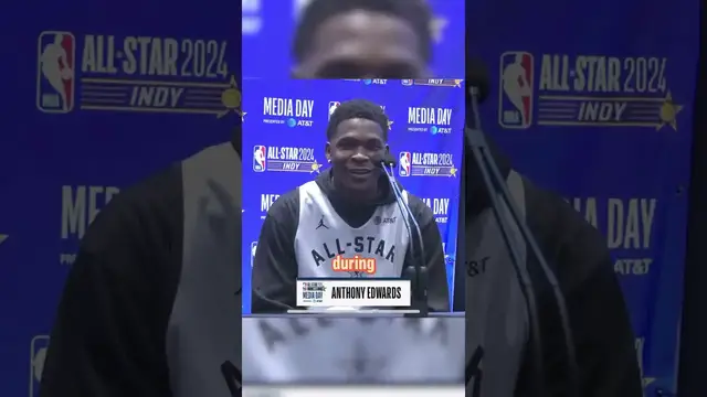 Video thumbnail for Anthony Edwards' Hilarious Left-Handed Shots at NBA All-Star Practice