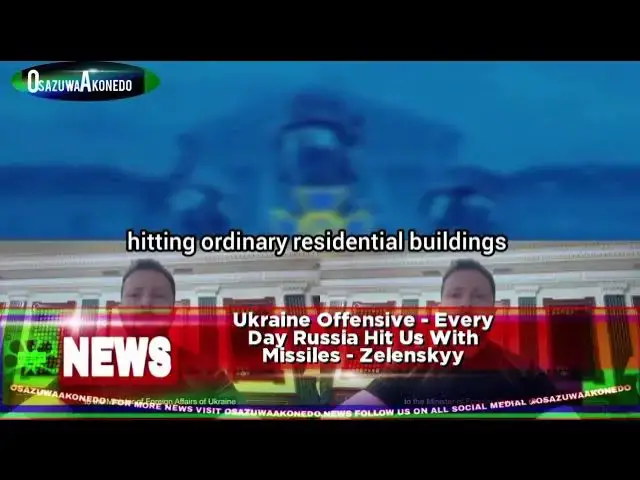 Video thumbnail for Ukraine Offensive -  Every Day Russia Hit Us With Missiles -  Zelenskyy