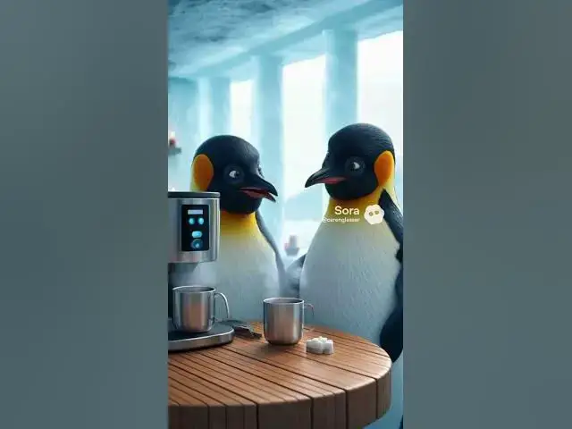 Video thumbnail for When your morning coffee gets smarter than you… ☕🤖#AImazingPenguins #AITech #FunnyAI #PenguinTalks