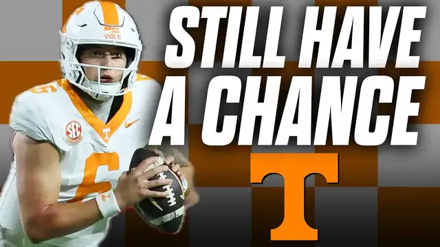 'Video thumbnail for a to z sports - tennessee volunteers: ut vols playoff hunt depends on undefeated streak'