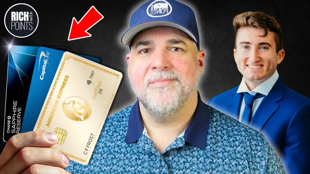 Video thumbnail for Rich With Points on Best Credit Card of 2025 & His Credit Card Points & Miles Website