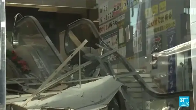 Video thumbnail for Dozens hurt in Japan 7.5-strong earthquake