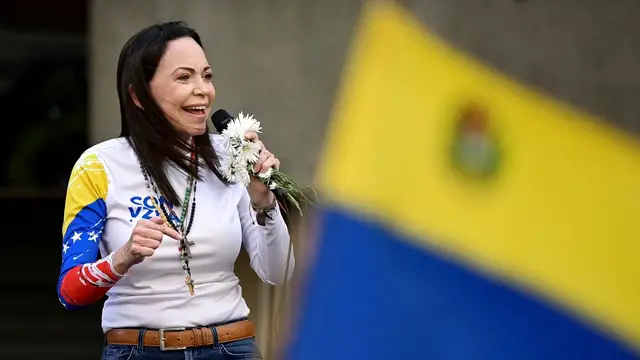 Video thumbnail for Nobel Peace Prize: Venezuela's Machado awarded medal in absentia